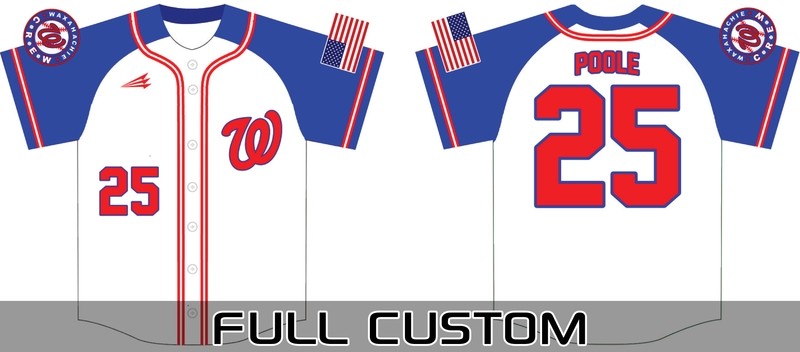 Waxahachie Crew Custom Baseball Jersey #1b