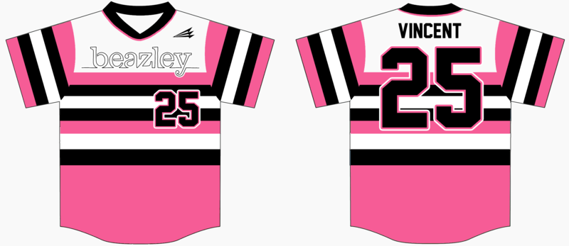 Beazley Knights Custom Baseball Jersey #1