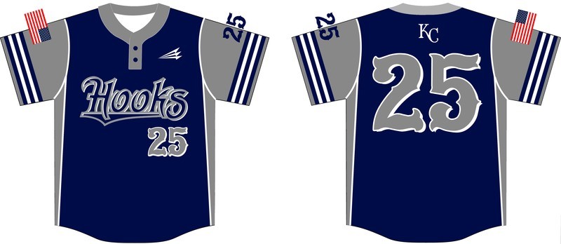 Kern County Hooks Baseball Custom Jersey #2D