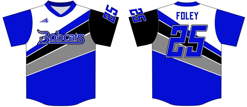 Bobcats 2023 Custom Baseball Jersey Design #3D