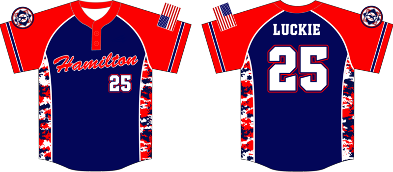 Hamilton Bulls Custom Jersey Design #2A