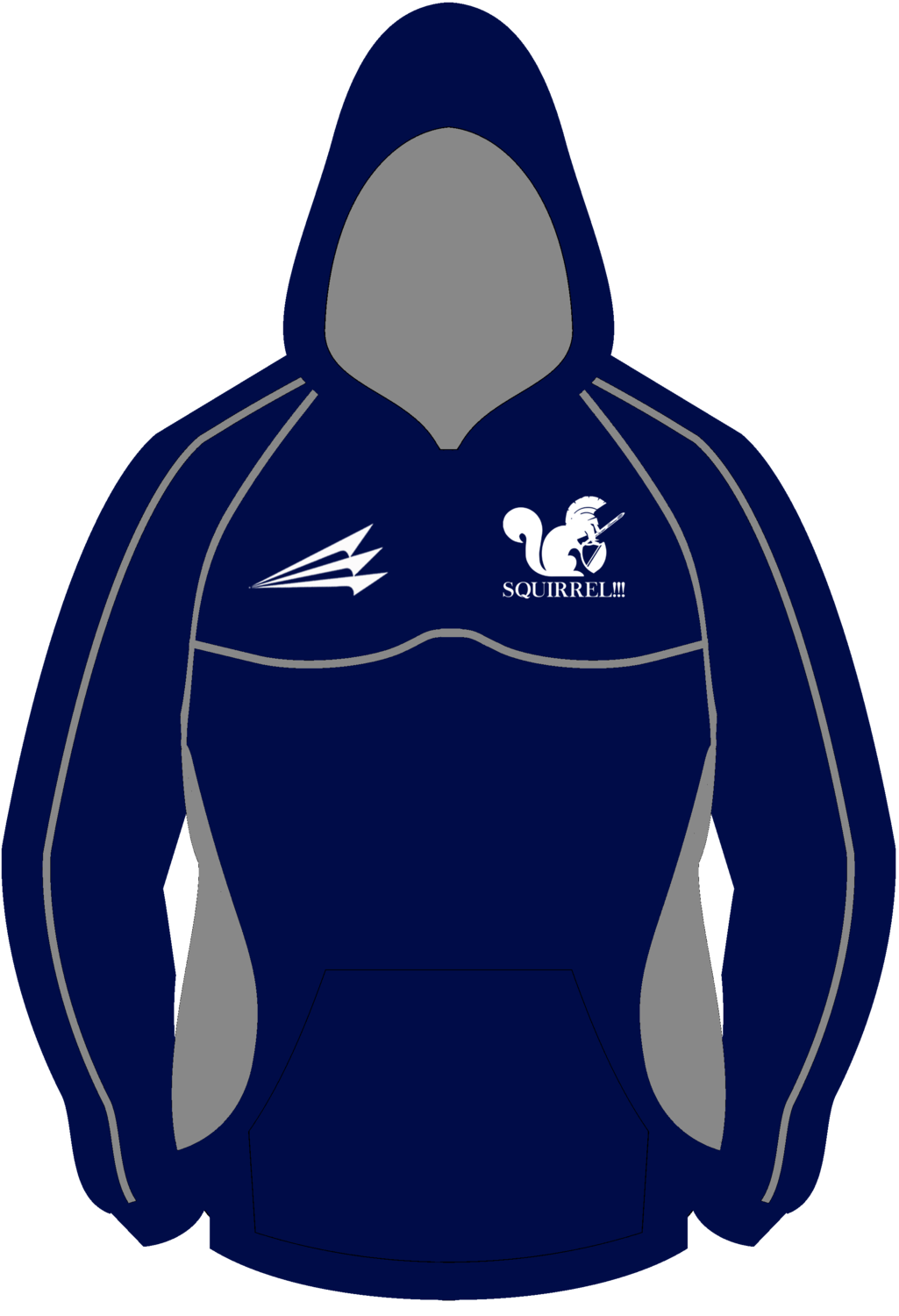 Team SQUIRREL!!! Winterproof Sublimated Hoodie