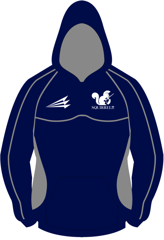 Team SQUIRREL!!! Winterproof Sublimated Hoodie