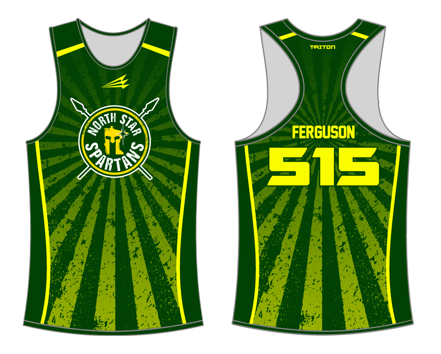 North Star Spartans OCR Racerback Singlet