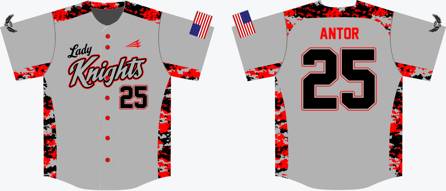 SCCS Lady Knights Custom Baseball Jersey  #6