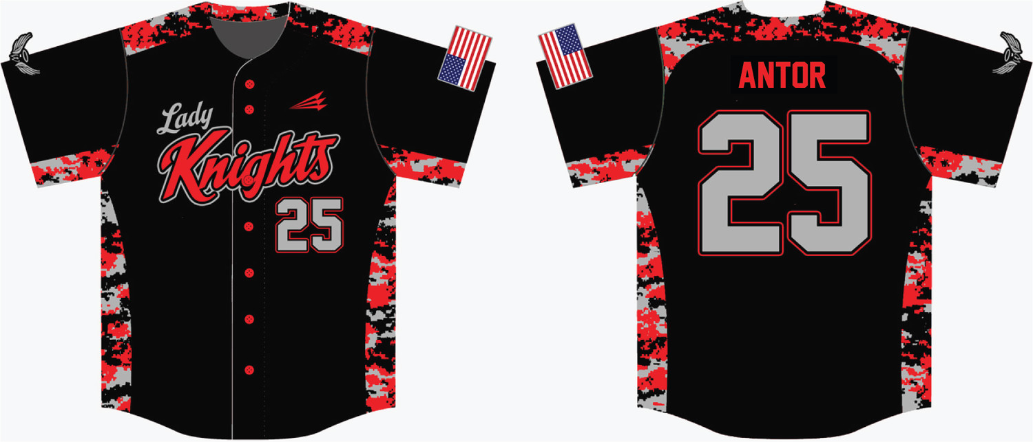 SCCS Lady Knights Custom Baseball Jersey  #5