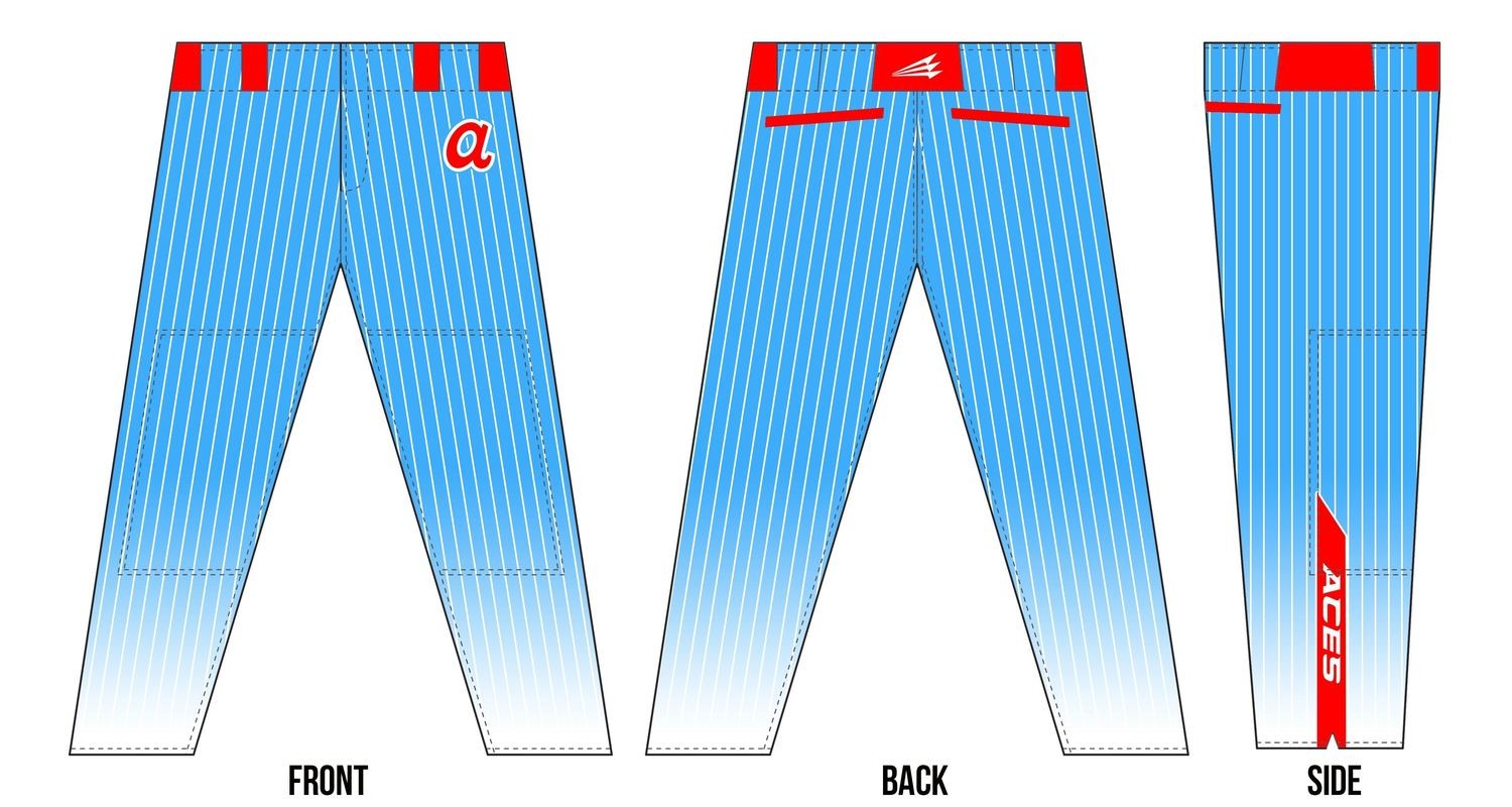 Alabama Aces Custom Baseball Pants #3