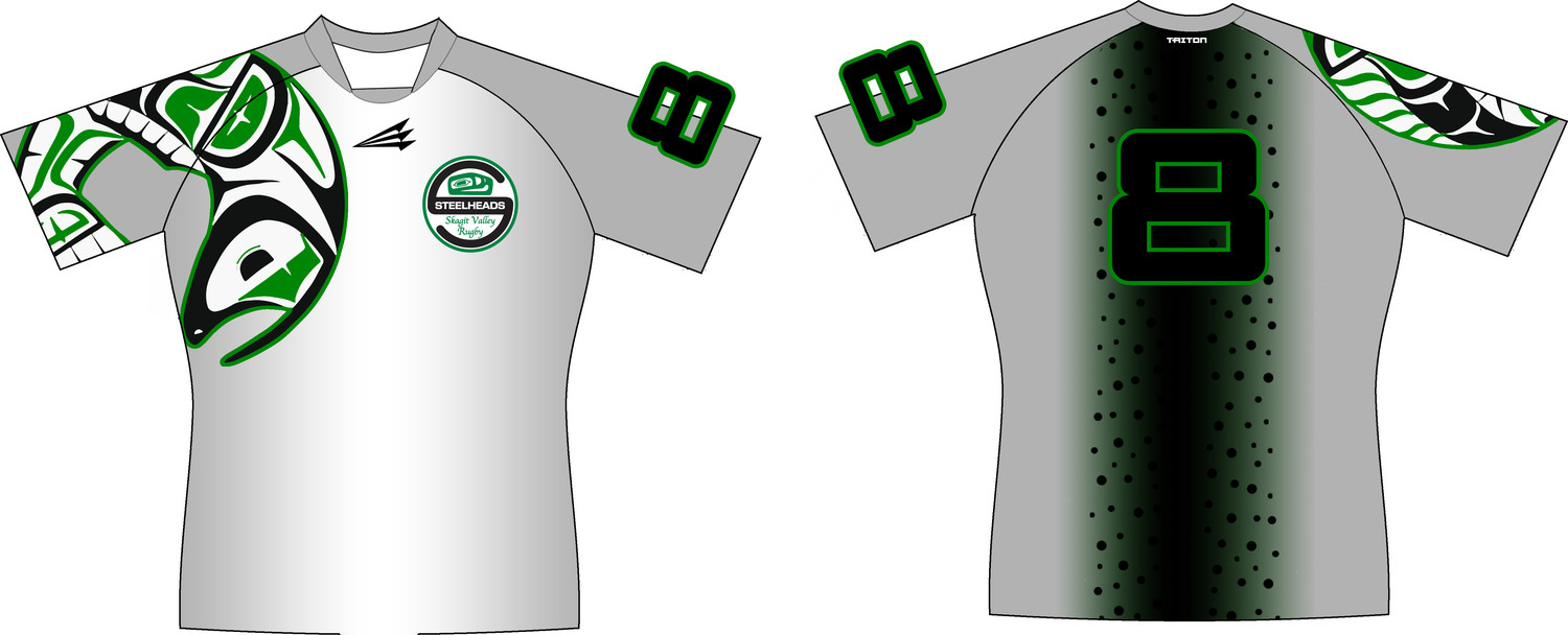 Skagit Valley Steelheads Gray Rugby Jersey