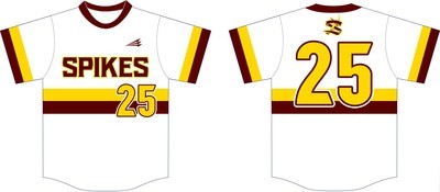 Deer Park Spikes Custom Baseball Jersey Design #3