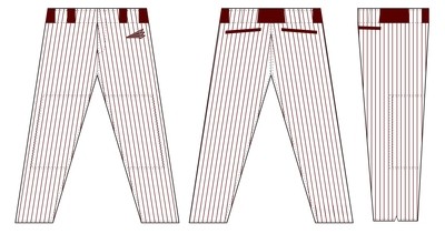 Deer Park Spikes Custom Baseball Pants Design #5