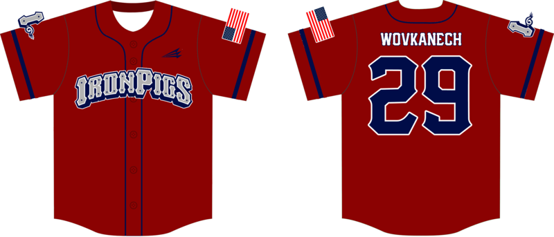 Manchester IronPigs Custom Jersey Design #6