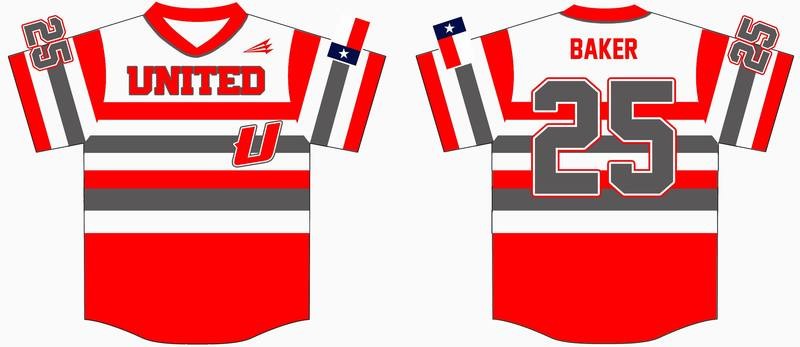 United Elite Custom Baseball Jersey #2C