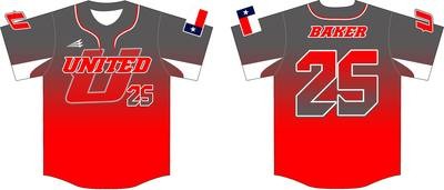 United Elite Custom Baseball Jersey #1B