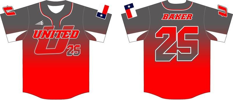United Elite Custom Baseball Jersey #1B