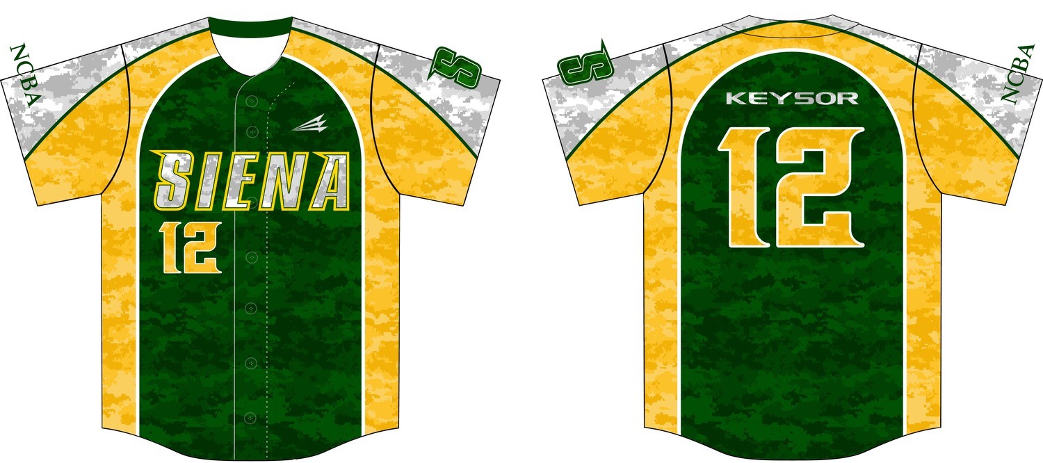 Siena Club Custom Baseball Jersey #2