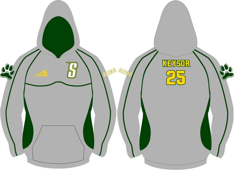 Siena Club Custom Baseball Vulcan Hoodie #1