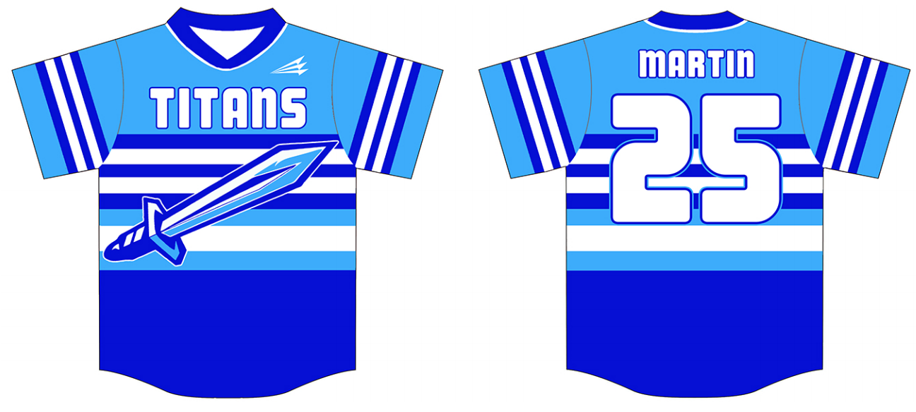 Murfreesboro Titans Baseball Custom Jersey #9