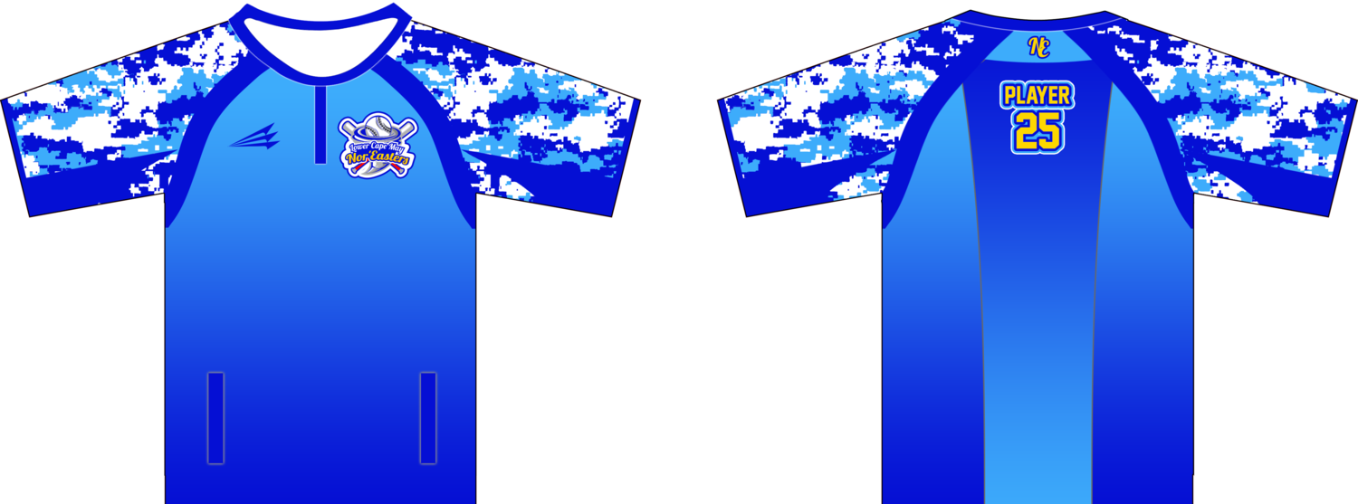 Lower Cape May Nor&#39;Easters Baseball Custom Cage Jacket #CJ1
