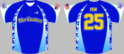Lower Cape May Nor&#39;Easters Custom Baseball Jersey #8