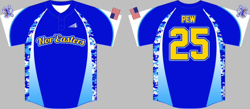 Lower Cape May Nor&#39;Easters Custom Baseball Jersey #8