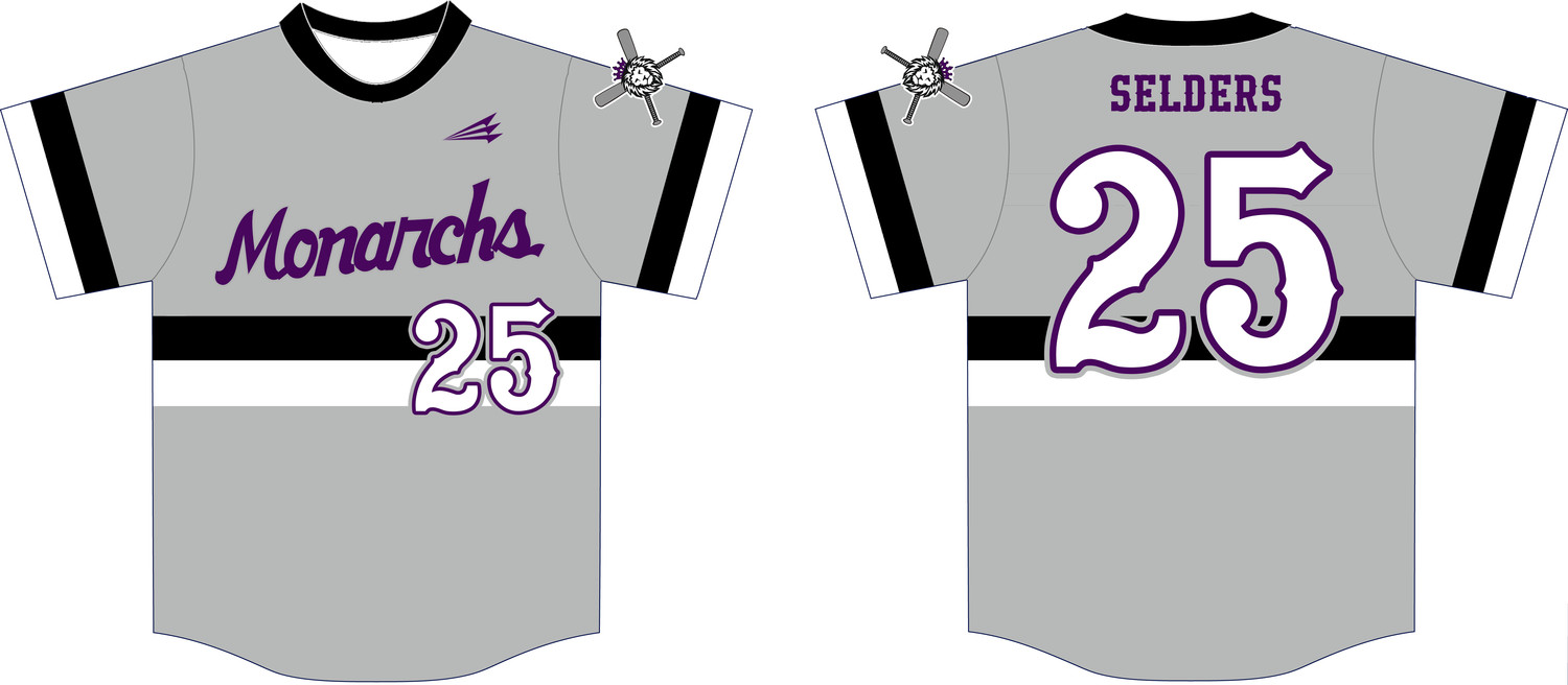 Monarchs (Selders) Custom HexaFlex Baseball Jersey - J5b