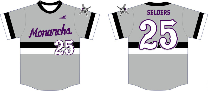 Monarchs (Selders) Custom HexaFlex Baseball Jersey - J5b