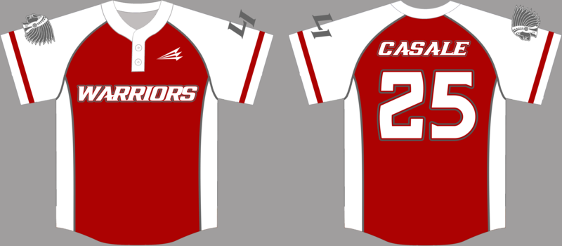 Long Island Warriors Custom Baseball Jersey