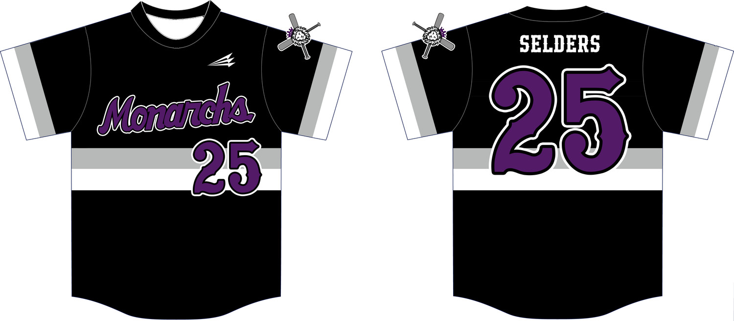 Monarchs (Selders) Custom HexaFlex Baseball Jersey - J6