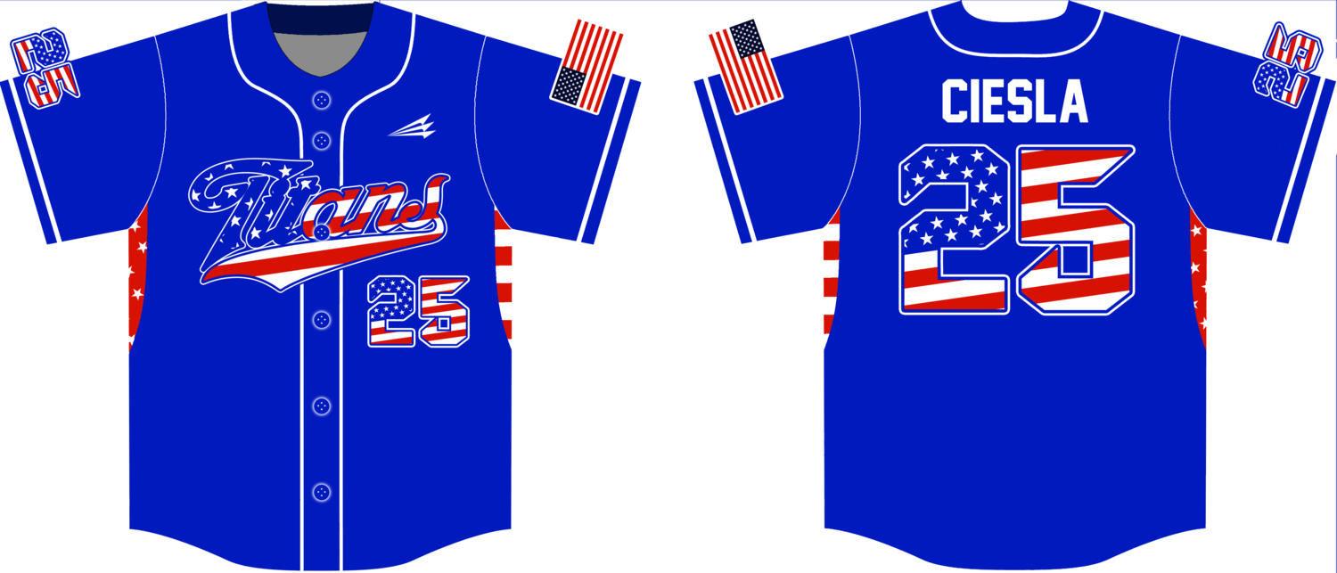Troy Titans Custom Hexaflex Baseball Jersey #J5B