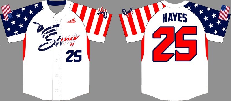 MJ Sting Custom Baseball Jersey Design #2