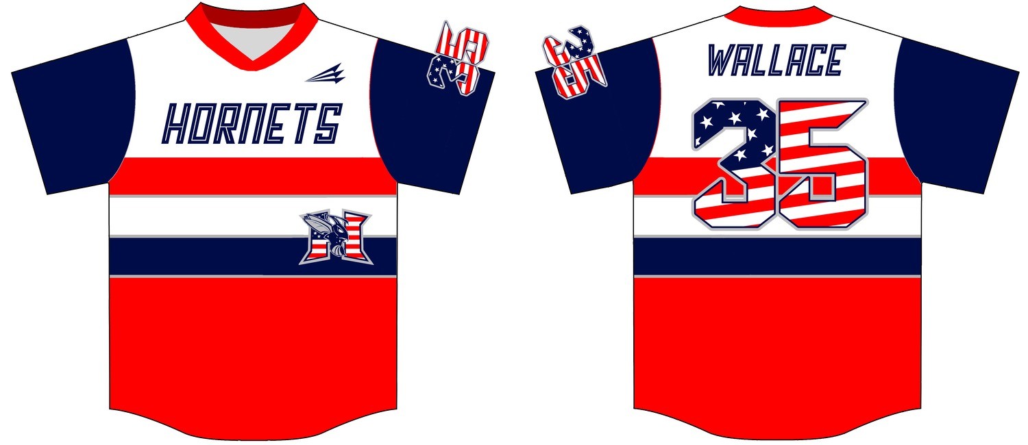Hornets Custom Baseball Jersey Design #5C