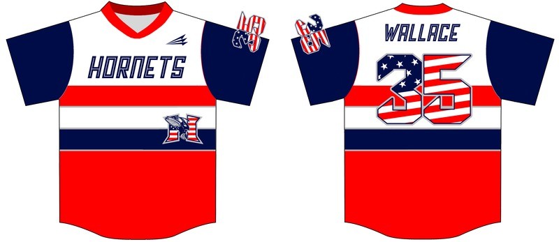 Hornets Custom Baseball Jersey Design #5C