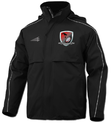 Viterbo Rugby RainStop Rain-Proof Jacket (Black/White)