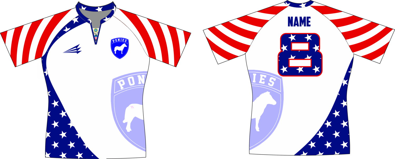 Ponies Patriotic Rugby Jersey
