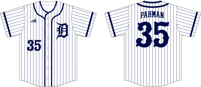 Dynasty Baseball Custom Jersey Design #3