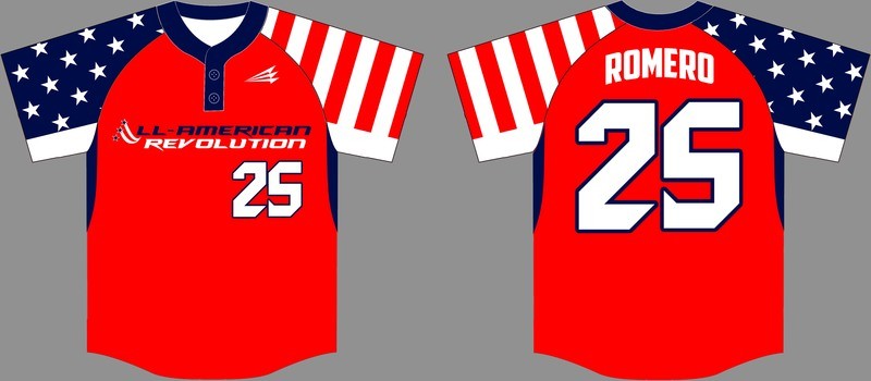 All American Revolution Baseball Jersey (1c)