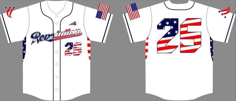 All American Revolution Baseball Jersey (2b)