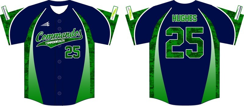 Commonwealth Commandos Custom Jersey Design #1c
