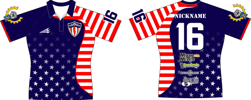 USA WTC 2015 Gaming Custom Jersey