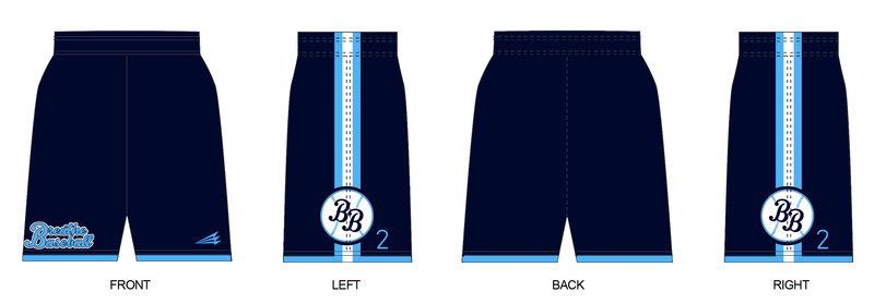 Breathe Baseball Custom Revolution Pocket Shorts #RV1B