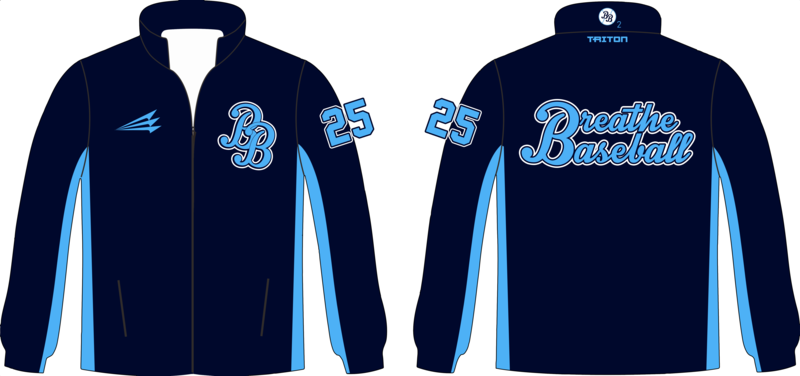 Breathe Baseball Custom Crusader Jacket Design #CJ3C