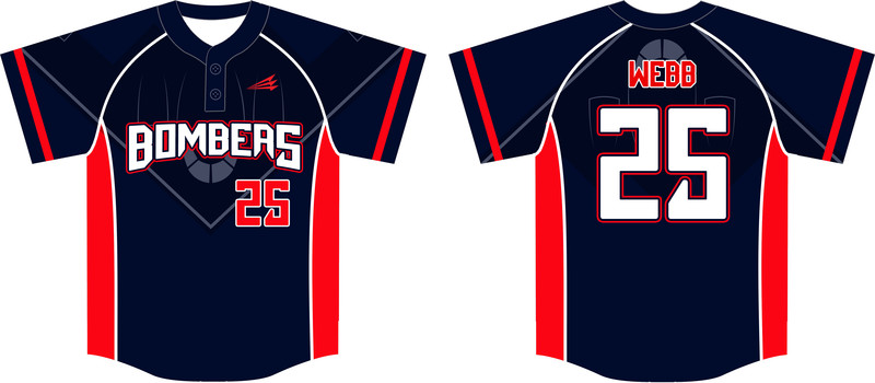 Bagel Bombers Custom Nanodri Baseball Jersey #2