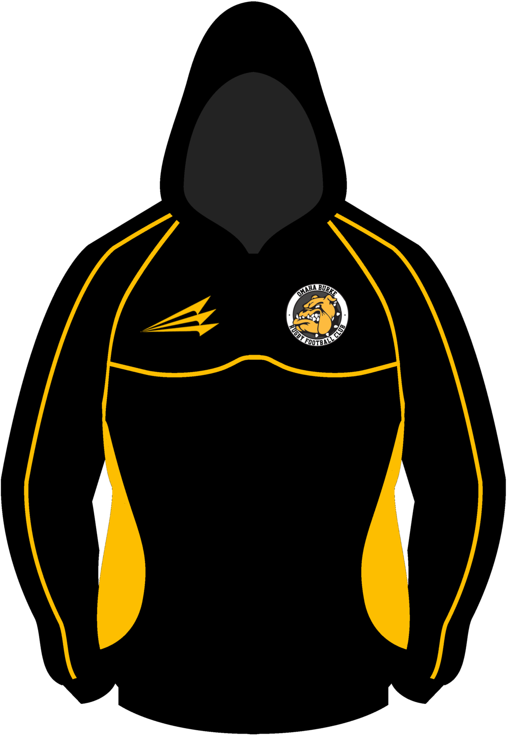 Omaha Burke RFC Winterproof Sublimated Hoodie