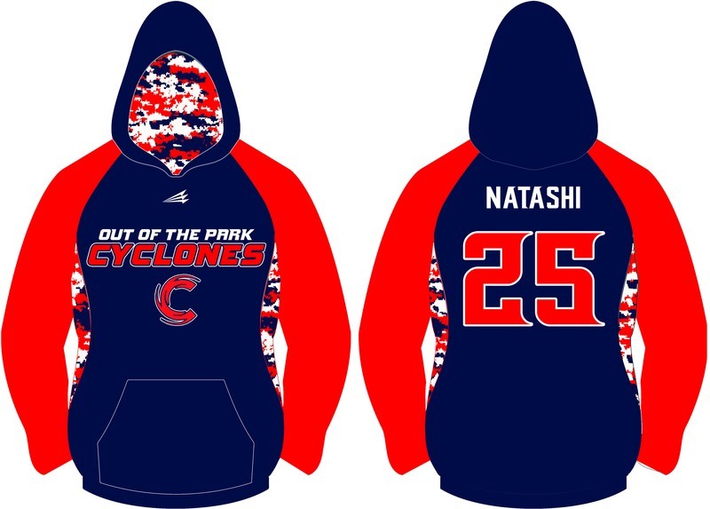 Out of the Park Cyclones Custom Vulcan Hoodie #3