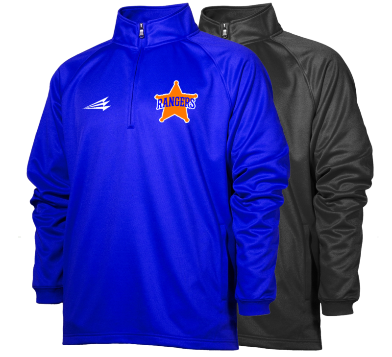 Louisburg 68 Rangers Baseball Quarter Zip Jacket