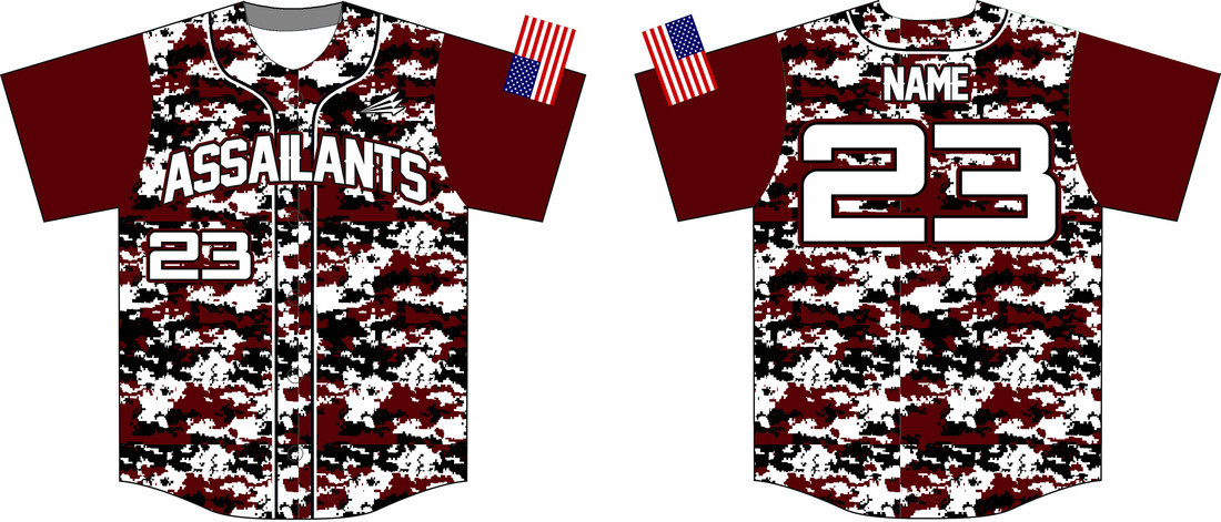 SC Assailants Baseball Jersey #3