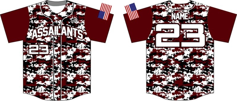 SC Assailants Baseball Jersey #3