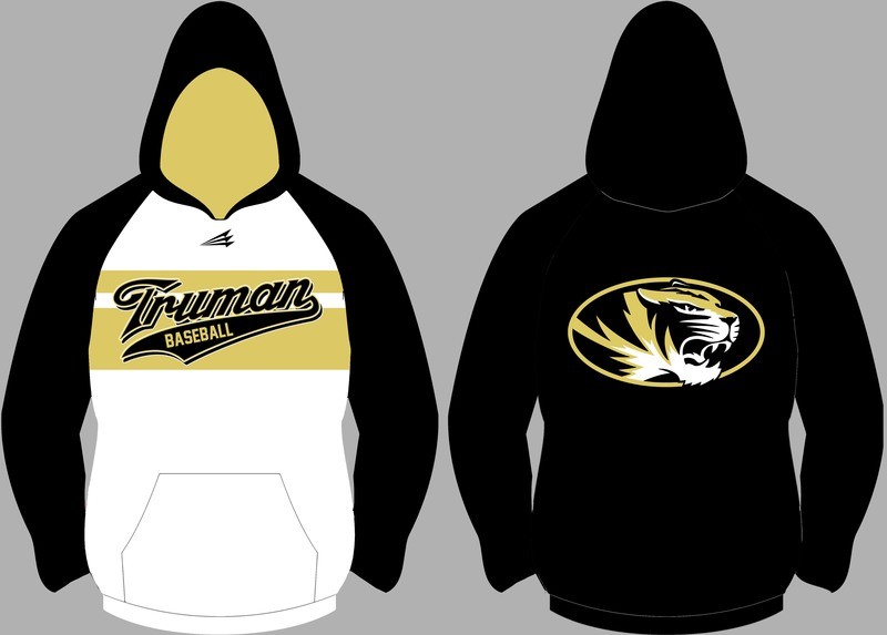 Harry S. Truman Tigers Baseball Custom Hoodie Design H1