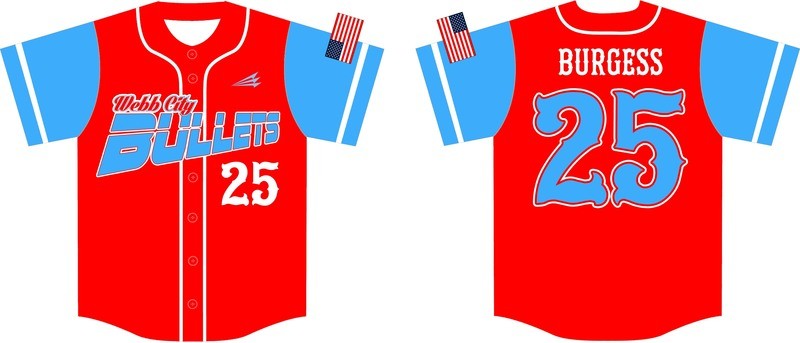 Webb City Bullets Custom Jersey #3B