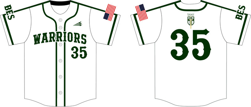 Legacy Christian Academy Custom NanoDri Baseball Jersey #J2D